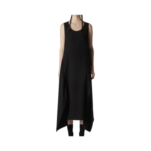 Double Satin Slit Dress