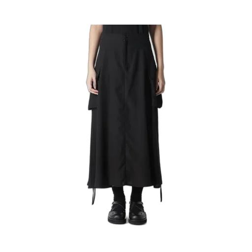 Poplin Side String Skirt
