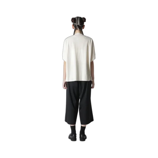 Natural Smooth Square Zip T-Shirt