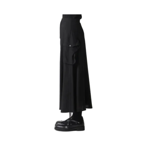 Poplin Side String Skirt