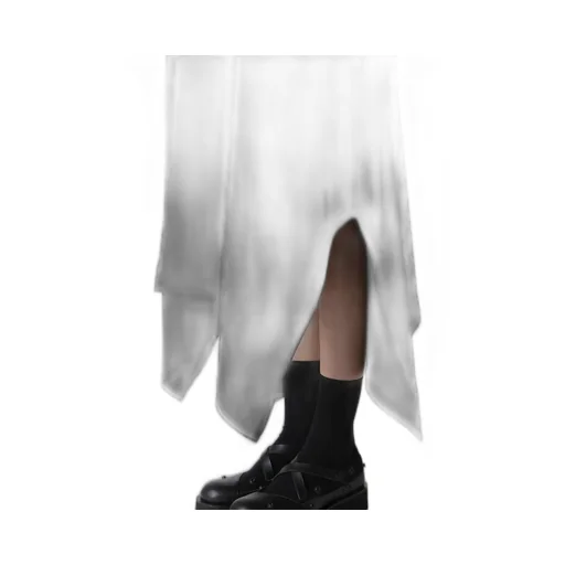 Double Satin V-Neck Flare Dress