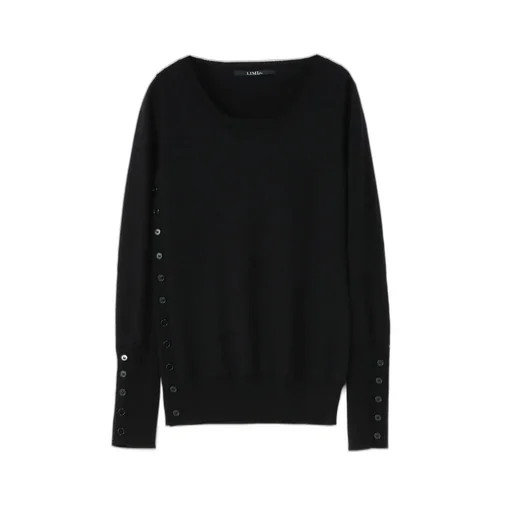 Standard Soft Wool Washable Plain Stitch Side Sweater