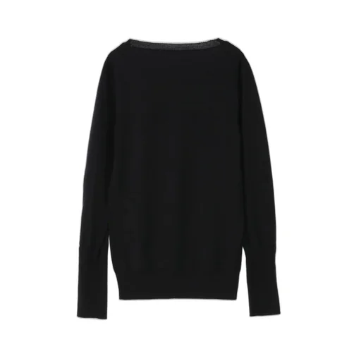Standard Soft Wool Washable Plain Stitch Side Sweater