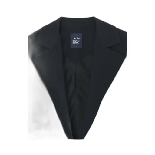 Wool Gabardine Elbow Patch Short Jacket