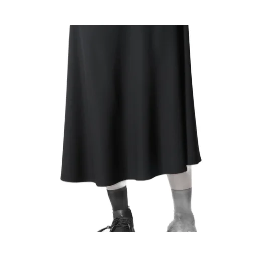 Wool Gabardine Shoulder Strap Skirt