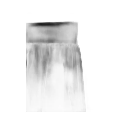 Standard Wool Gabardine Long Gathered Skirt