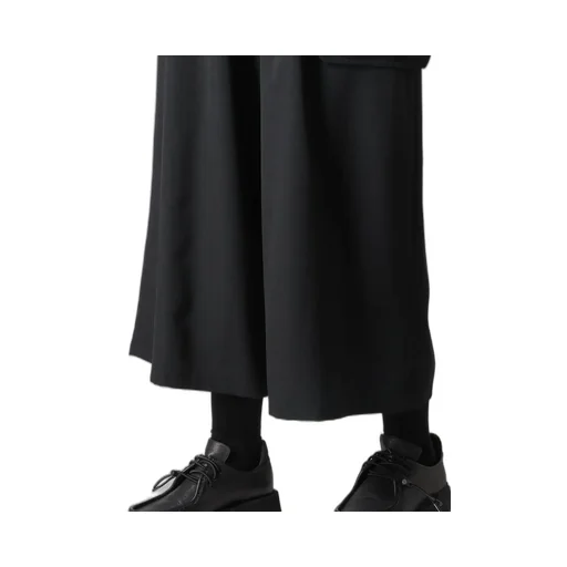 Wool Gabardine Big Pants