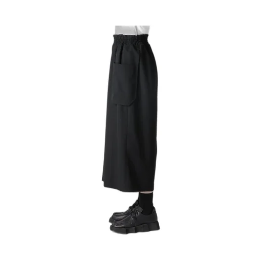 Wool Gabardine Big Pants