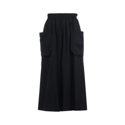 Wool Gabardine Big Pants