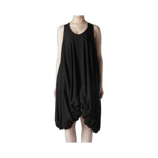 Poplin Balloon Dress