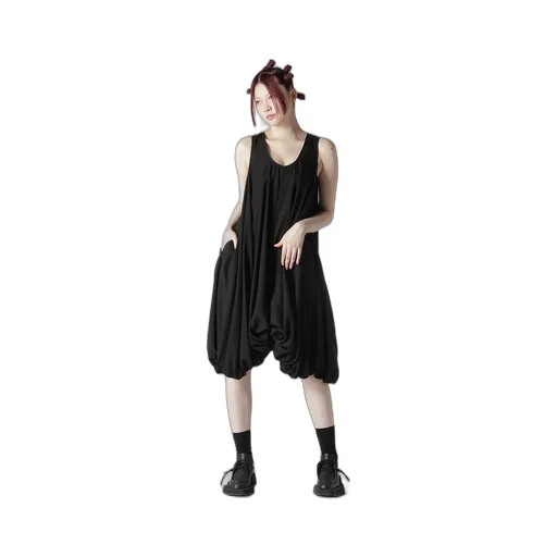 Poplin Balloon Dress