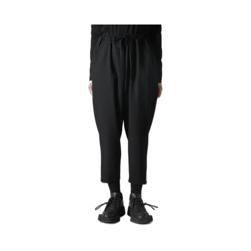 Wool Gabardine Elastic Waist Pants