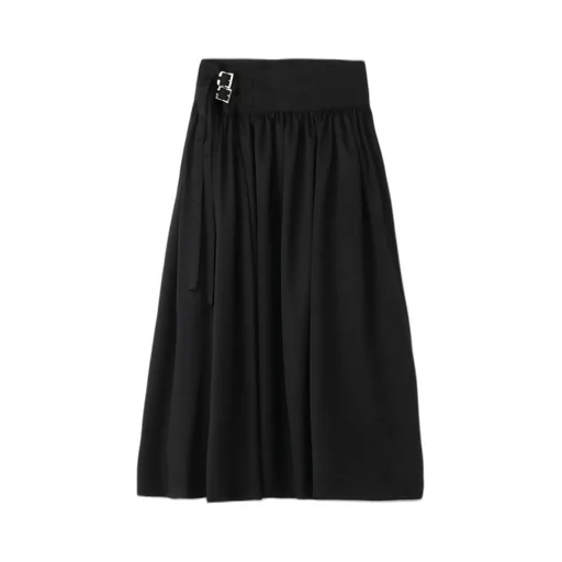 Standard W/Gabardine Long Gathered Skirt