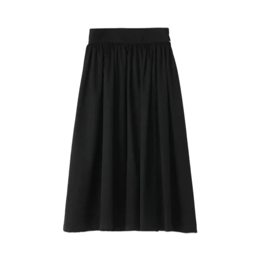 Standard W/Gabardine Long Gathered Skirt