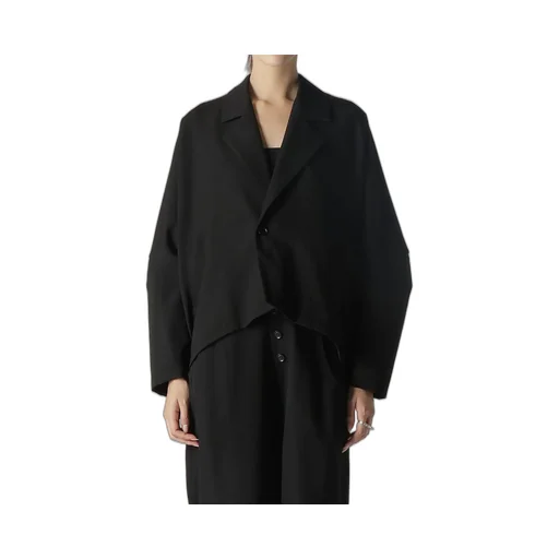 Wool Gabardine Sleeve Gusset Jacket
