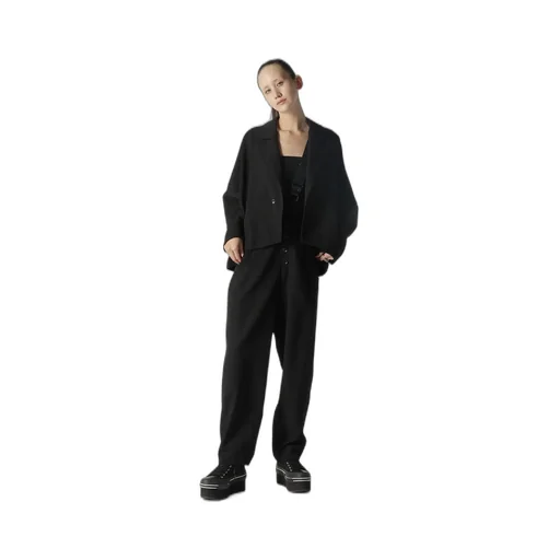 Wool Gabardine Sleeve Gusset Jacket