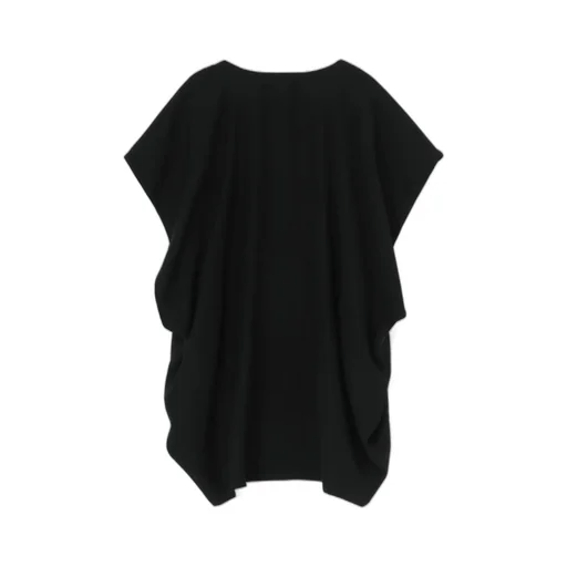 Double Satin Front Tuck Pullover