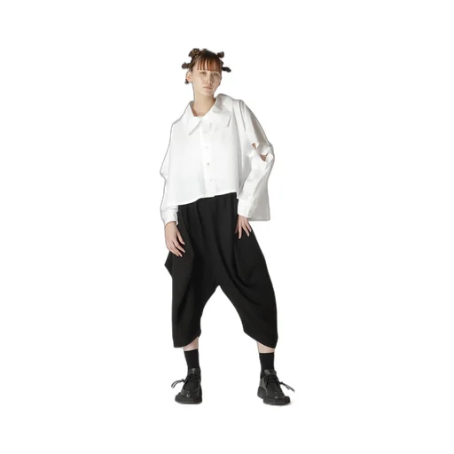 Double Satin Big Darts Pants