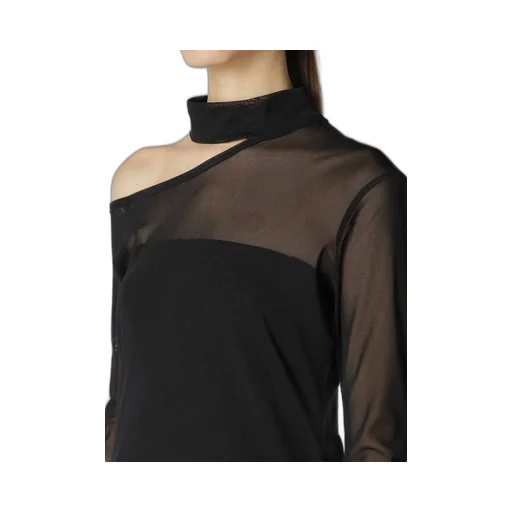 Tulle Open Shoulder Dress