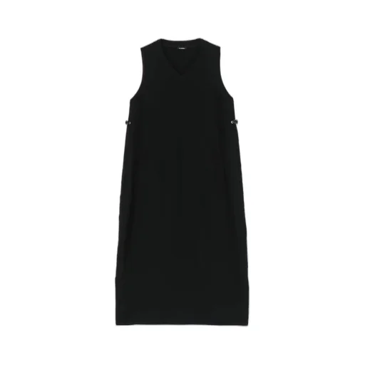 Double Satin Side Gathers Dress