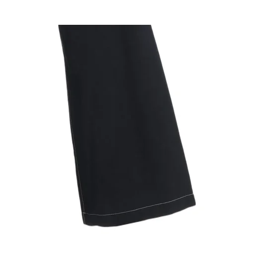 Cotton Linen Dump Straight Pants