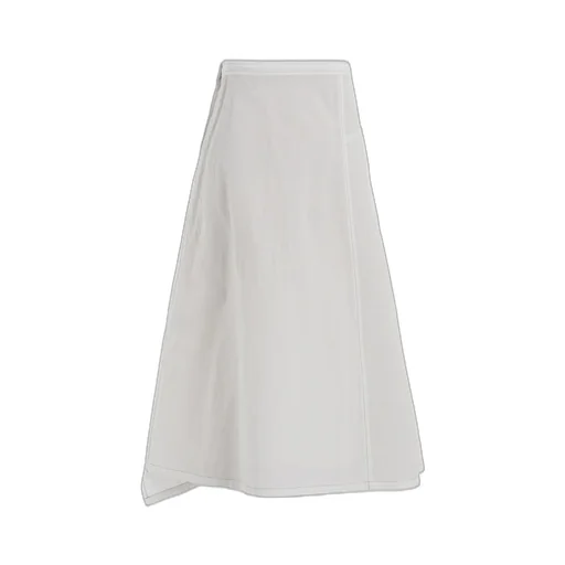 Cotton Linen Dump Asymmetric Skirt