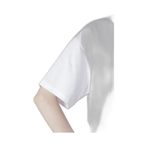 Animal Flocked Print Round Neck Short Sleeve T