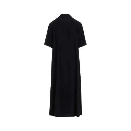 Crepe De Chine Bow Tie Raglan Dress