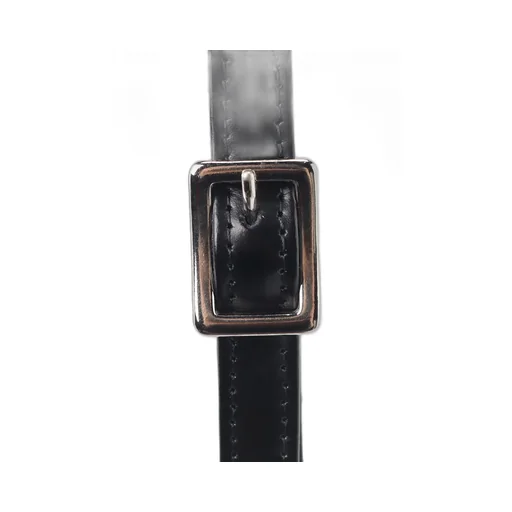 Glossy Smooth Metal Clasp Shoulder Bag