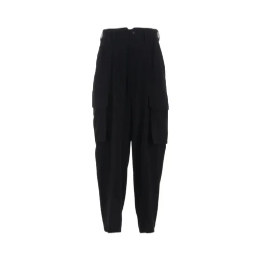 Crepe De Chine Cargo Pants
