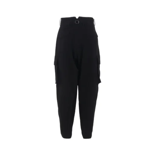 Crepe De Chine Cargo Pants
