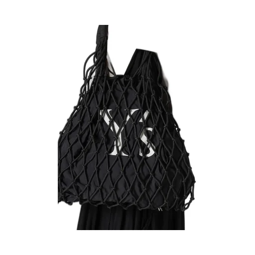 Polyester Cord Logo Knit Bag