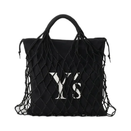 Polyester Cord Logo Knit Bag