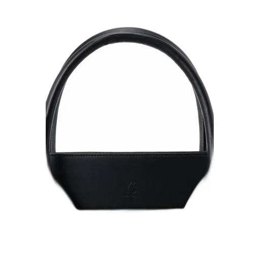 Smooth Leather Combination Clasp Bag