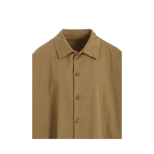 [Y's Born Product] Cotton Twill Half Sleeve Asymmeteric Dress