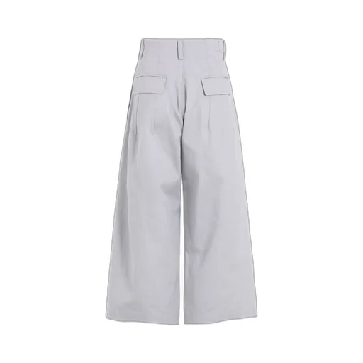 [Y's Born Product] Cotton Twill Random Tuck Pants