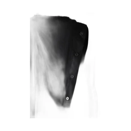 [Y's Born Product] Thin Cotton Twill Asymmeteric Button Dress