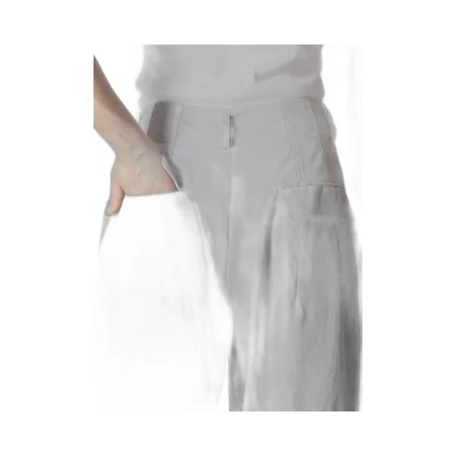 [Y's Born Product] Cotton Twill Random Tuck Pants
