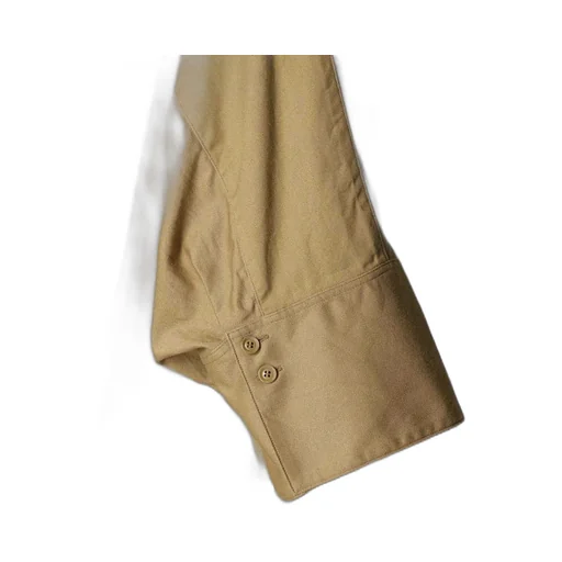 [Y's Born Product] Cotton Twill Wide Cuffs Shirt