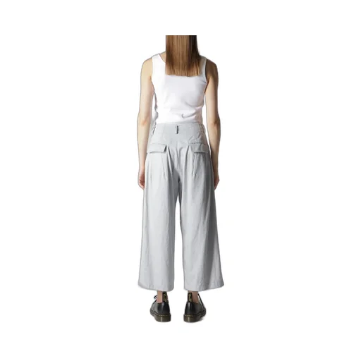 [Y's Born Product] Cotton Twill Random Tuck Pants