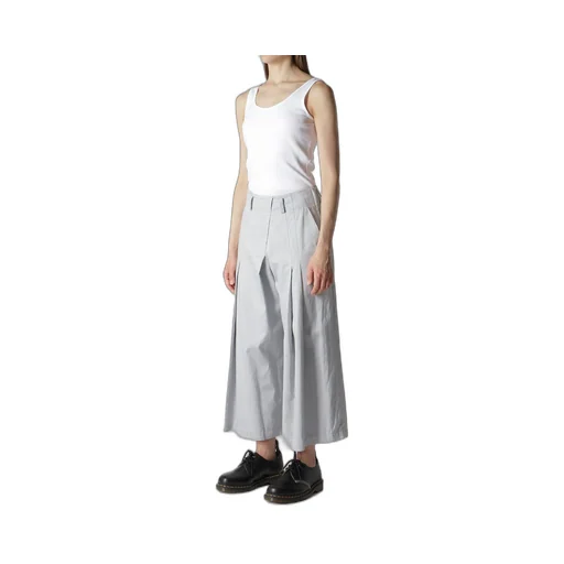 [Y's Born Product] Cotton Twill Random Tuck Pants