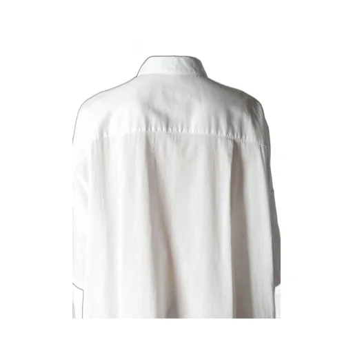 [Y's Born Product] Thin Cotton Twill Big Shirt Dress