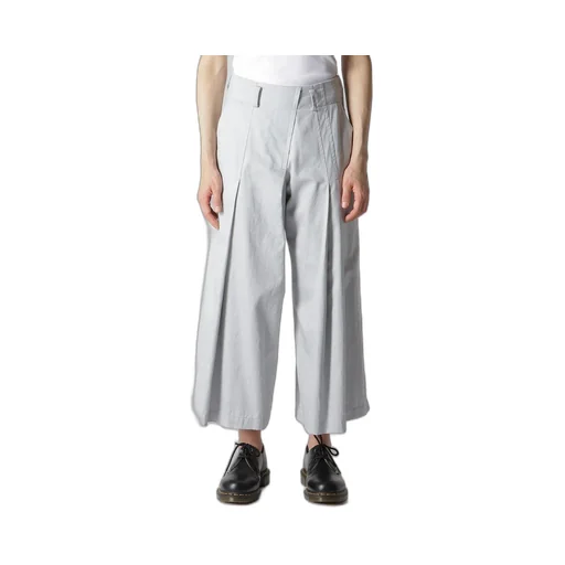 [Y's Born Product] Cotton Twill Random Tuck Pants