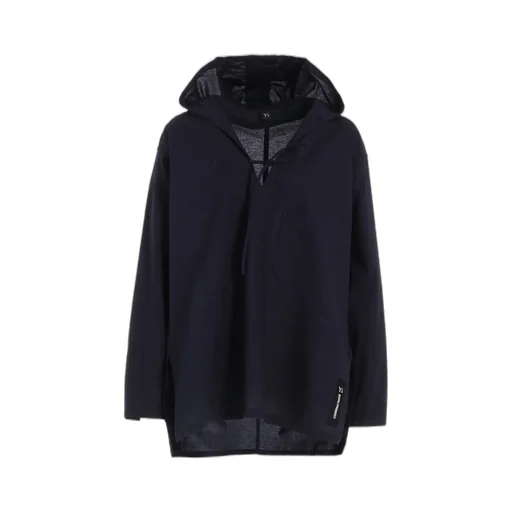 [Y's Born Product] Thin Cotton Twill Hoodie Pull Over