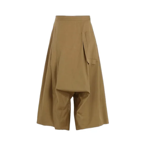 [Y's Born Product] Cotton Twill Sarouel With Cloth