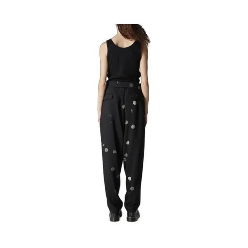 Cu/Ry Gabardine Dot Hight Waist Pants