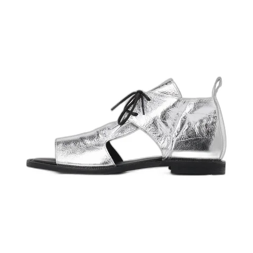 Soft Leather Drape Sandals
