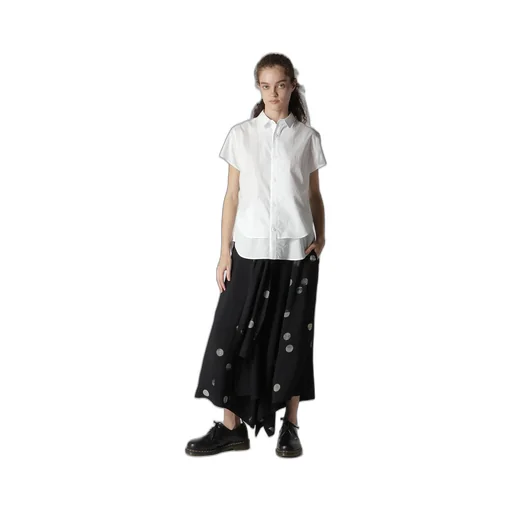 Cu/Ry Gabardine Dot Front Tied Pants