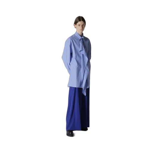 Crepe De Chine Doube Tucked Wide Pants