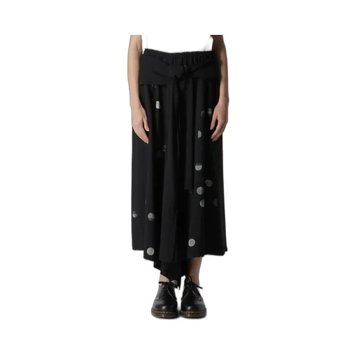Cu/Ry Gabardine Dot Front Tied Pants